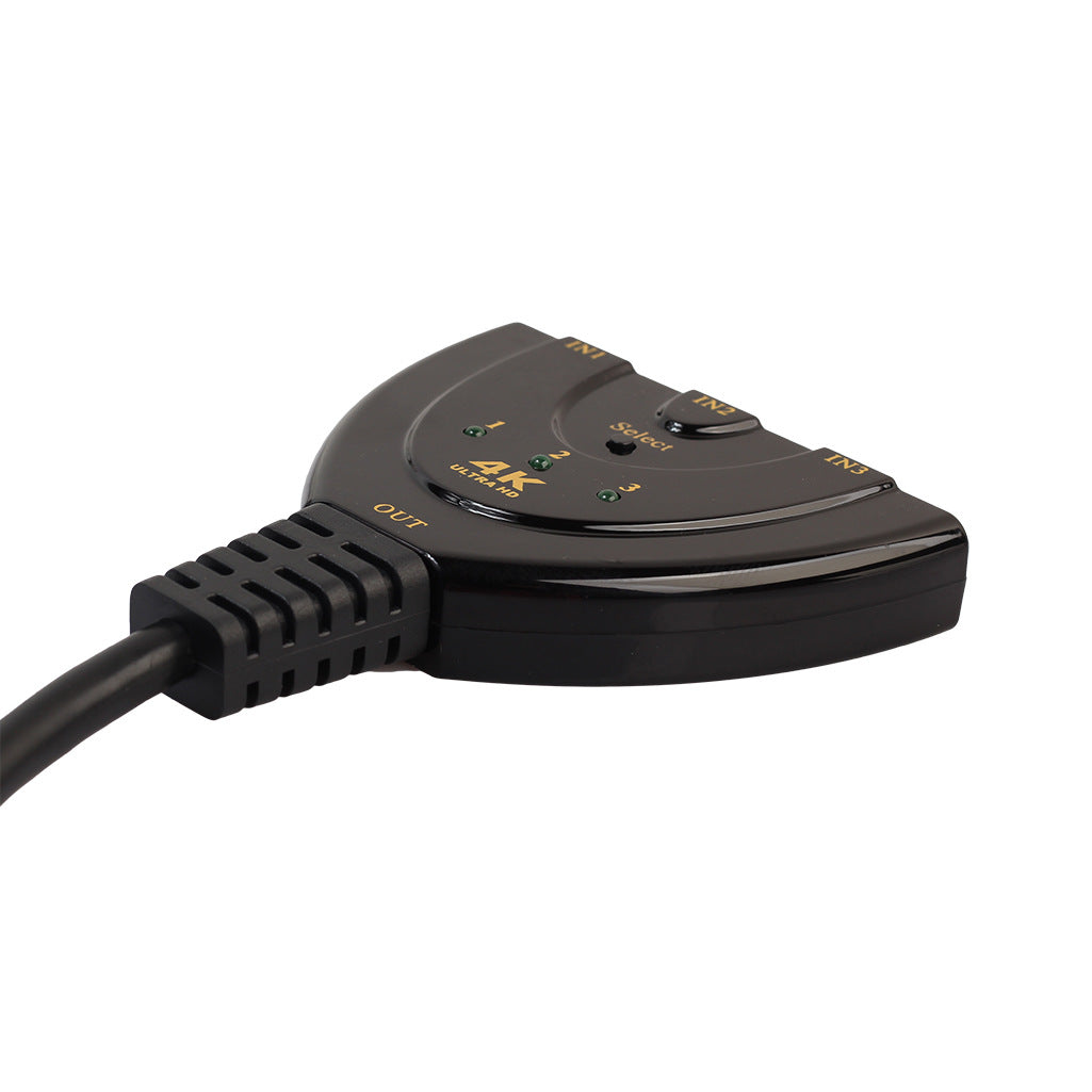 4K 2K3D Three in and One Out HDMI Switcher