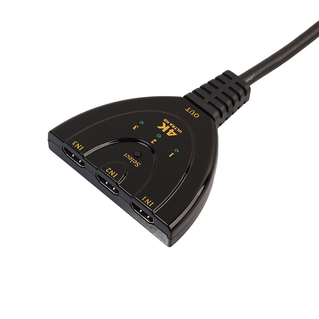 4K 2K3D Three in and One Out HDMI Switcher