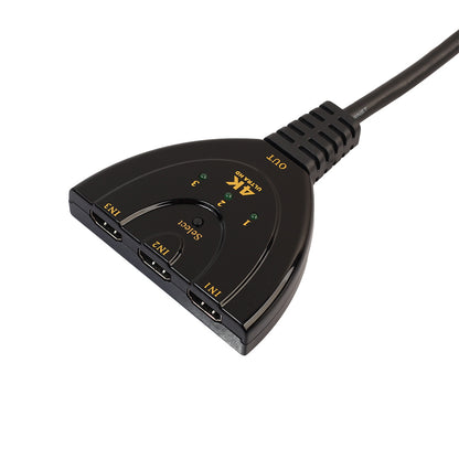 4K 2K3D Three in and One Out HDMI Switcher